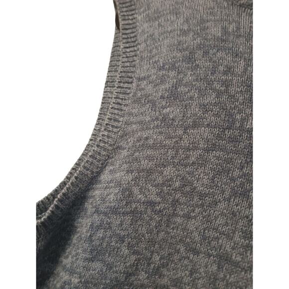 Vintage Capacity Sweater Vest Bird House XL Embroidered Blue Cottage Core Granny - Picture 7 of 7